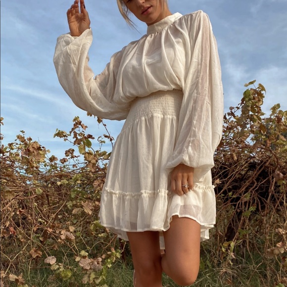 Vici dolls Long sleeve ruffle dress (starts with love smocked dress) - Picture 3 of 6